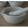 GLAGED PORCELAIN MORTAR VÀ PESTLE VỚI LIP POURING